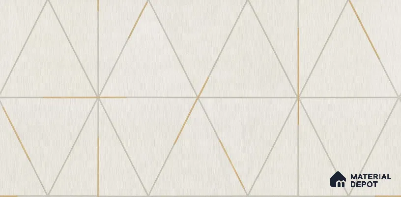 10270-1 | 17ft x 3.5 ft (42 Inches) Geometric Look Wallpaper - 59 Sq. Ft. | Minimum 15% wastage during installation