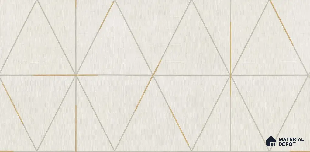 10270-1 | 17ft x 3.5 ft (42 Inches) Geometric Look Wallpaper - 59 Sq. Ft. | Minimum 15% wastage during installation