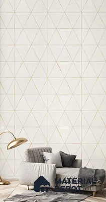 10270-1 | 17ft x 3.5 ft (42 Inches) Geometric Look Wallpaper - 59 Sq. Ft. | Minimum 15% wastage during installation
