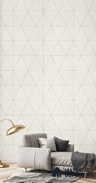 10270-1 | 17ft x 3.5 ft (42 Inches) Geometric Look Wallpaper - 59 Sq. Ft. | Minimum 15% wastage during installation