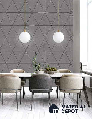 10270-3 | 17ft x 3.5 ft (42 Inches) Geometric Look Wallpaper - 59 Sq. Ft. | Minimum 15% wastage during installation