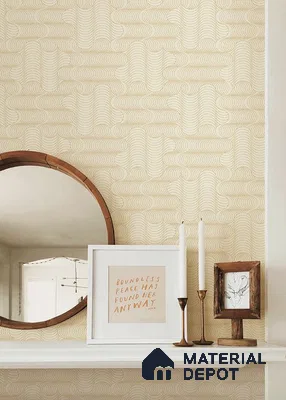10272-4 | 17ft x 3.5 ft (42 Inches) Patterned Look Wallpaper - 59 Sq. Ft. | Minimum 15% wastage during installation