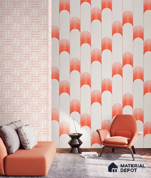 10272-3 | 17ft x 3.5 ft (42 Inches) Patterned Look Wallpaper - 59 Sq. Ft. | Minimum 15% wastage during installation