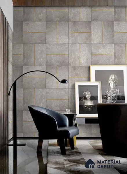 10274-2 | 17ft x 3.5 ft (42 Inches) Geometric Look Wallpaper - 59 Sq. Ft. | Minimum 15% wastage during installation