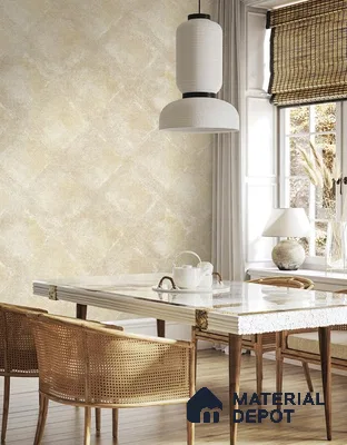 10277-2 | 17ft x 3.5 ft (42 Inches) Geometric Look Wallpaper - 59 Sq. Ft. | Minimum 15% wastage during installation