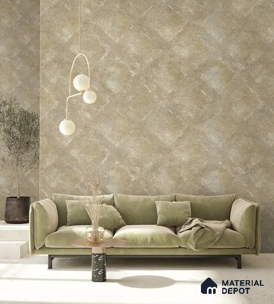 10277-3 | 17ft x 3.5 ft (42 Inches) Geometric Look Wallpaper - 59 Sq. Ft. | Minimum 15% wastage during installation