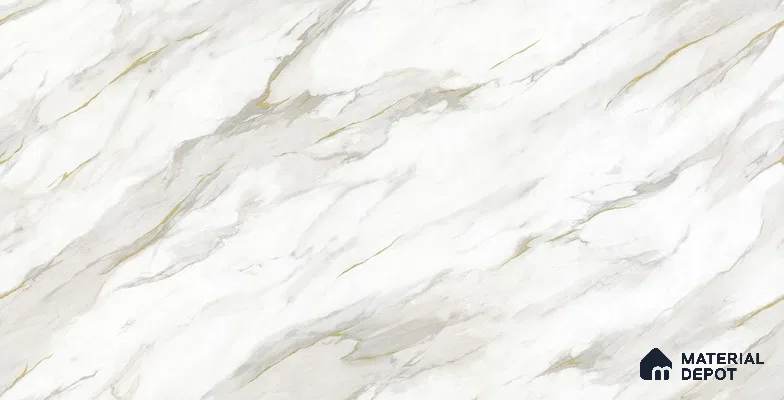 10279-1 17 ft x 3.5 ft (42 Inches) Marble Look Wallpaper - 59 Sq.ft. | Minimum 10% wastage during installation
