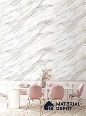 10279-1 17 ft x 3.5 ft (42 Inches) Marble Look Wallpaper - 59 Sq.ft. | Minimum 10% wastage during installation