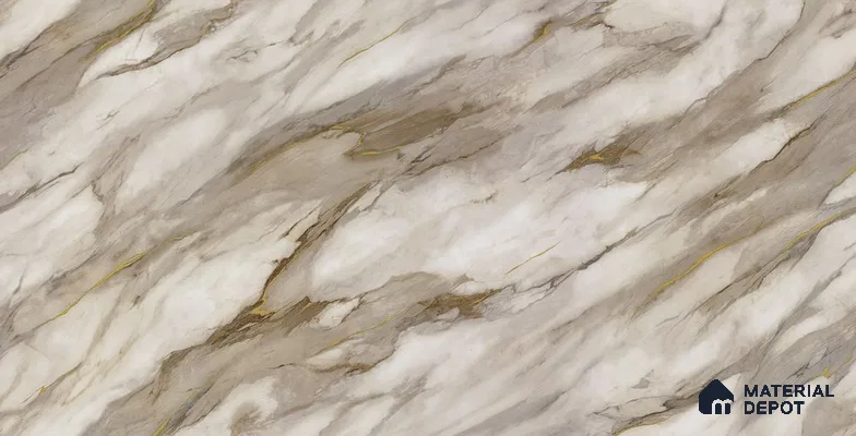 10279-4 | 17ft x 3.5 ft (42 Inches) Marble Look Wallpaper - 59 Sq. Ft. | Minimum 10% wastage during installation