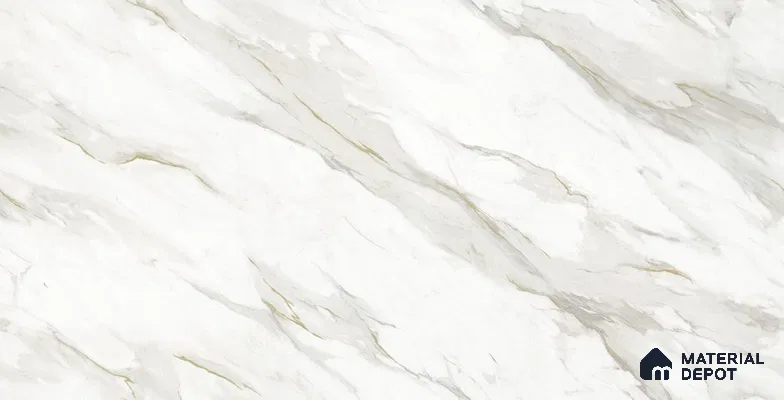 10280-1 17 ft x 3.5 ft (42 Inches) Marble Look Wallpaper - 59 Sq.ft. | Minimum 10% wastage during installation
