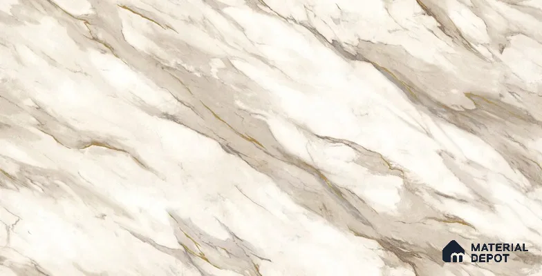 10280-2 | 17ft x 3.5 ft (42 Inches) Marble Look Wallpaper - 59 Sq. Ft. | Minimum 10% wastage during installation