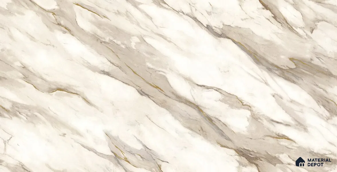10280-2 | 17ft x 3.5 ft (42 Inches) Marble Look Wallpaper - 59 Sq. Ft. | Minimum 10% wastage during installation