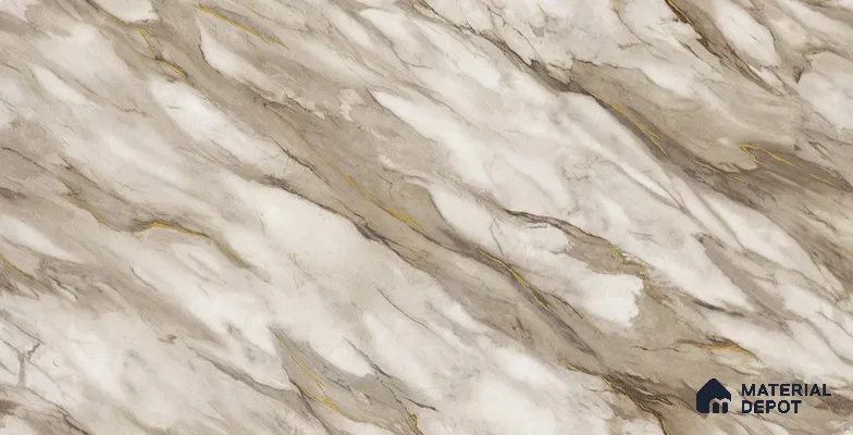 10280-4 | 17ft x 3.5 ft (42 Inches) Marble Look Wallpaper - 59 Sq. Ft. | Minimum 10% wastage during installation