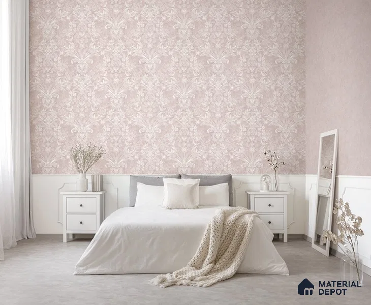 10286-2 | 17ft x 3.5 ft (42 Inches) Marble Look Wallpaper - 59 Sq. Ft. | Minimum 10% wastage during installation