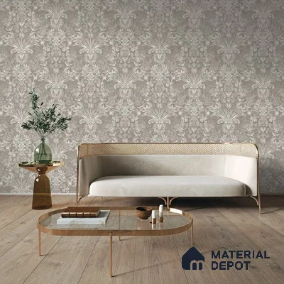 10287-3 | 17ft x 3.5 ft (42 Inches) Florals Look Wallpaper - 59 Sq. Ft. | Minimum 15% wastage during installation