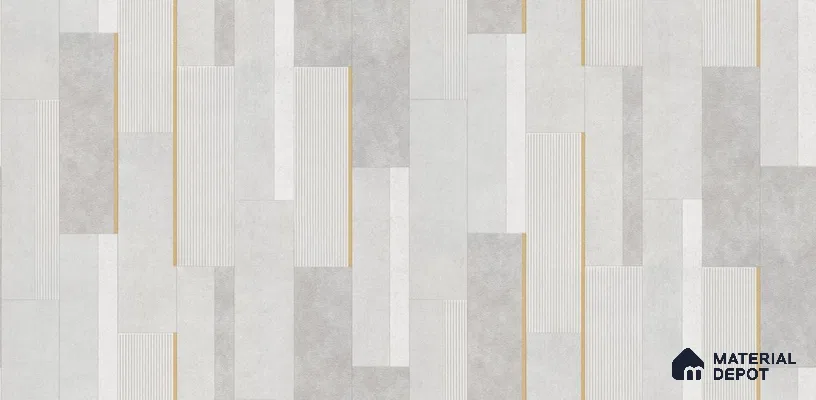 10300-2 17ft x 3.5 ft (42 Inches) Patterned Look Wallpaper - 59 Sq. Ft. | Minimum 15% wastage during installation