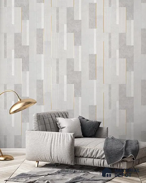 10300-2 17ft x 3.5 ft (42 Inches) Patterned Look Wallpaper - 59 Sq. Ft. | Minimum 15% wastage during installation