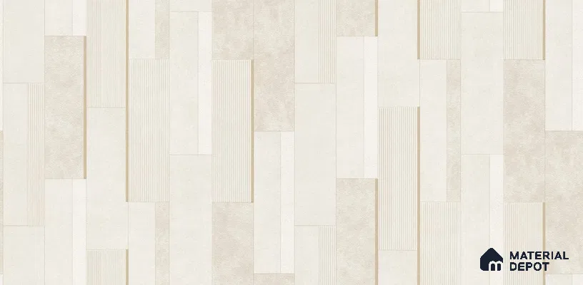 10300-3 17ft x 3.5 ft (42 Inches) Patterned Look Wallpaper - 59 Sq. Ft. | Minimum 15% wastage during installation