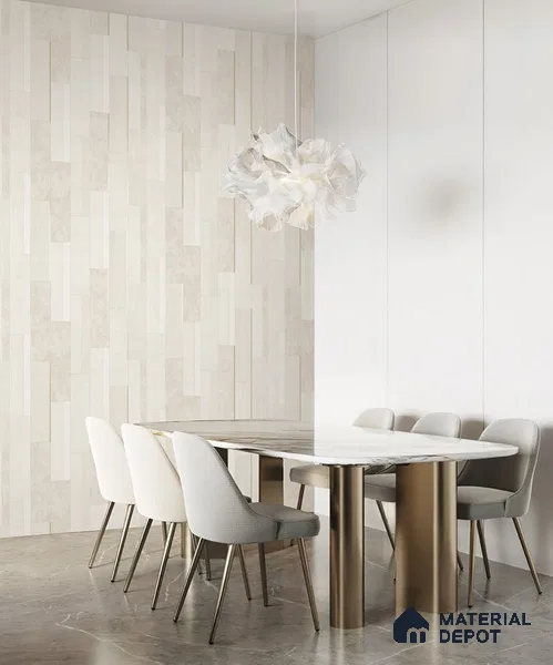 10300-3 17ft x 3.5 ft (42 Inches) Patterned Look Wallpaper - 59 Sq. Ft. | Minimum 15% wastage during installation