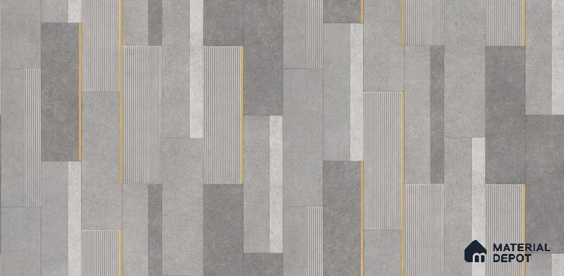 10300-4 17ft x 3.5 ft (42 Inches) Patterned Look Wallpaper - 59 Sq. Ft. | Minimum 15% wastage during installation