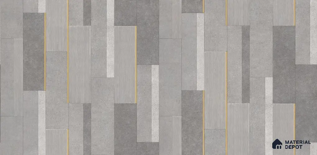 10300-4 17ft x 3.5 ft (42 Inches) Patterned Look Wallpaper - 59 Sq. Ft. | Minimum 15% wastage during installation