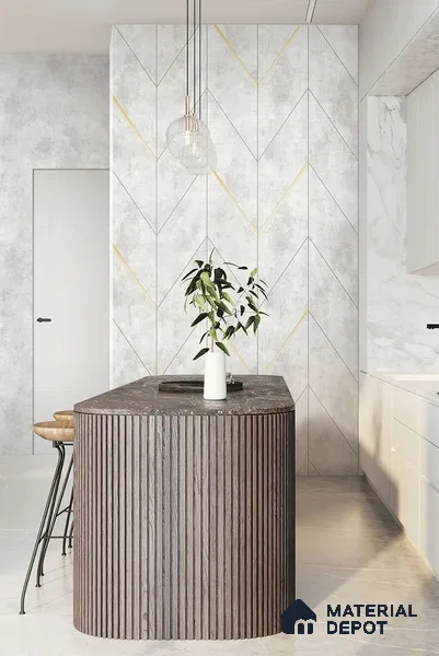 10302 - 1 17ft x 3.5 ft (42 Inches) Patterned Look Wallpaper - 59 Sq. Ft. | Minimum 15% wastage during installation