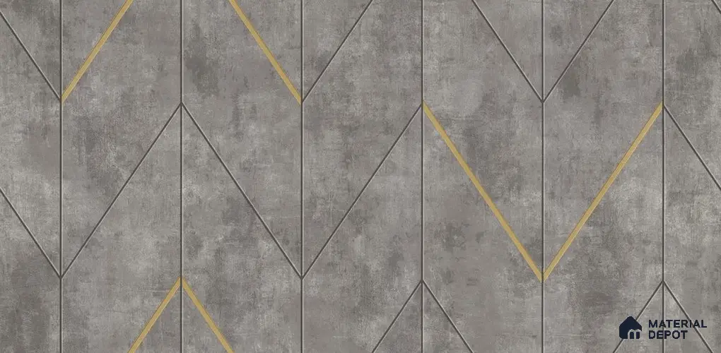 10302-3 | 17ft x 3.5 ft (42 Inches) Geometric Look Wallpaper - 59 Sq. Ft. | Minimum 15% wastage during installation