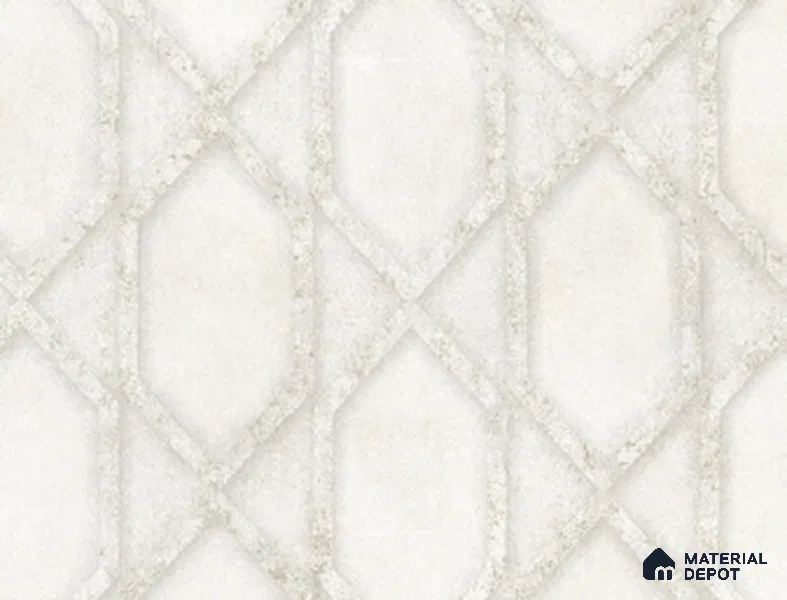 10307-1 | 17ft x 3.5 ft (42 Inches) Geometric Look Wallpaper - 59 Sq. Ft. | Minimum 15% wastage during installation