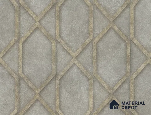10307-3 | 17ft x 3.5 ft (42 Inches) Geometric Look Wallpaper - 59 Sq. Ft. | Minimum 15% wastage during installation