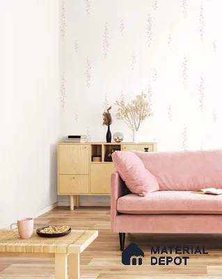 10310-3 | 17ft x 3.5 ft (42 Inches) Fabric Look Wallpaper - 59 Sq. Ft. | Minimum 10% wastage during installation