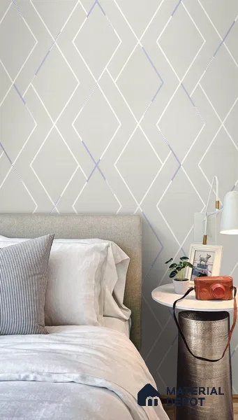 10314-2 | 17ft x 3.5 ft (42 Inches) Geometric Look Wallpaper - 59 Sq. Ft. | Minimum 15% wastage during installation