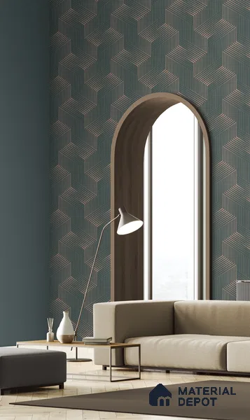10316-3 | 17ft x 3.5 ft (42 Inches) Texture Look Wallpaper - 59 Sq. Ft. | Minimum 15% wastage during installation