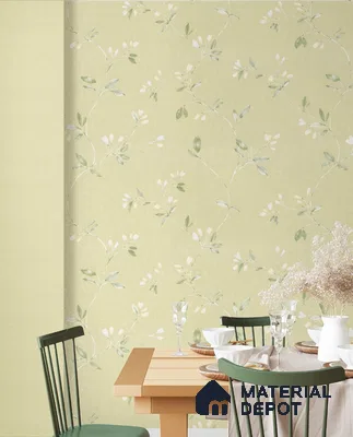 10318-4 | 17ft x 3.5 ft (42 Inches) Florals Look Wallpaper - 59 Sq. Ft. | Minimum 15% wastage during installation