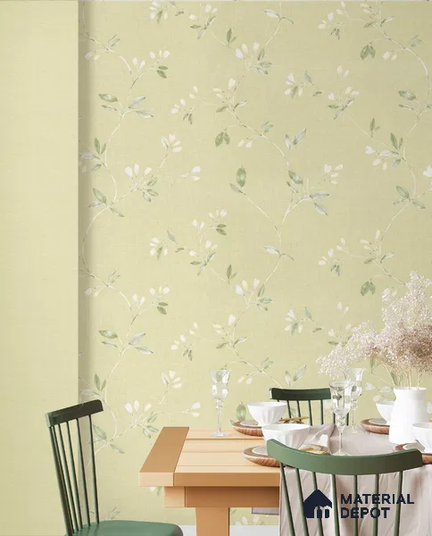 10318-4 | 17ft x 3.5 ft (42 Inches) Florals Look Wallpaper - 59 Sq. Ft. | Minimum 15% wastage during installation