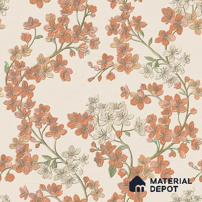 322202 | 32 ft x 1.73 ft (20.76 Inches) Florals Look Wallpaper - 57.05 Sq. Ft. | Minimum 15% wastage during installation