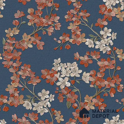 322206 | 32 ft x 1.73 ft (20.76 Inches) Florals Look Wallpaper - 57.05 Sq. Ft. | Minimum 15% wastage during installation