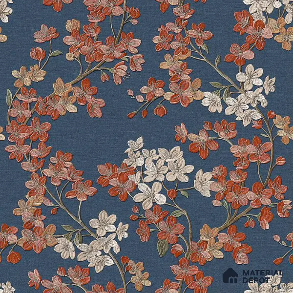 322206 | 32 ft x 1.73 ft (20.76 Inches) Florals Look Wallpaper - 57.05 Sq. Ft. | Minimum 15% wastage during installation