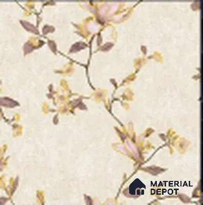 KA 7008 | 10 Meter x 20.86 Inches Florals Look PVC Wallpaper - 56.94 Sq. Ft | Minimum 15% wastage during installation