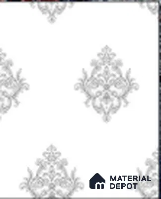 KA 7014 | 10 Meter x 20.86 Inches Damask Look PVC Wallpaper - 56.94 Sq. Ft | Minimum 15% wastage during installation