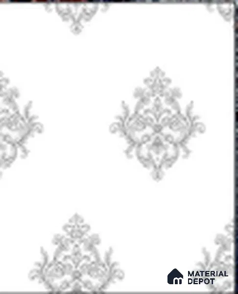 KA 7014 | 10 Meter x 20.86 Inches Damask Look PVC Wallpaper - 56.94 Sq. Ft | Minimum 15% wastage during installation