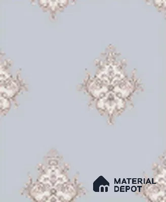 KA 7015 | 10 Meter x 20.86 Inches Damask Look PVC Wallpaper - 56.94 Sq. Ft | Minimum 15% wastage during installation