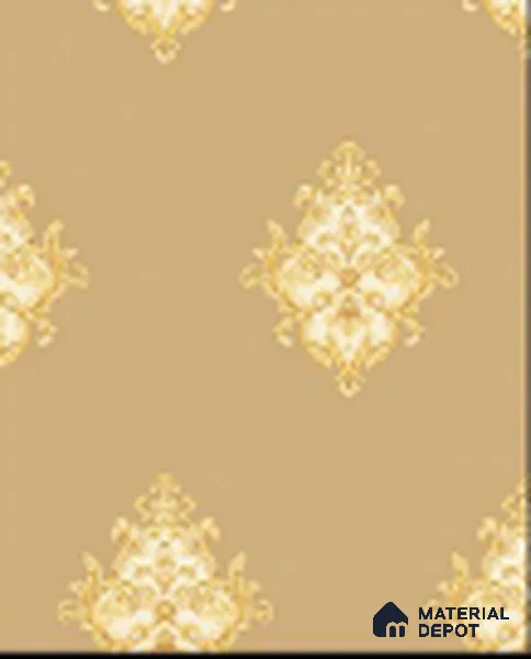 KA 7016 | 10 Meter x 20.86 Inches Damask Look PVC Wallpaper - 56.94 Sq. Ft | Minimum 15% wastage during installation
