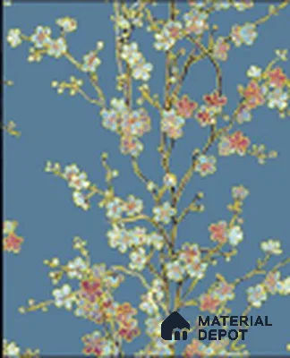 KA 7017 | 10 Meter x 20.86 Inches Florals Look PVC Wallpaper - 56.94 Sq. Ft | Minimum 15% wastage during installation