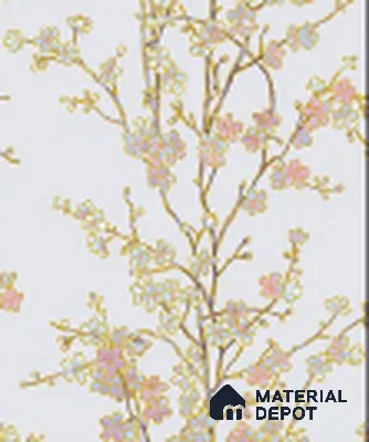 KA 7018 | 10 Meter x 20.86 Inches Florals Look PVC Wallpaper - 56.94 Sq. Ft | Minimum 15% wastage during installation