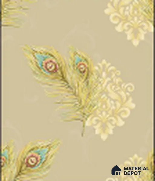 KA 7023 | 10 Meter x 20.86 Inches Florals Look PVC Wallpaper - 56.94 Sq. Ft | Minimum 15% wastage during installation
