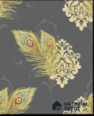 KA 7024 | 10 Meter x 20.86 Inches Florals Look PVC Wallpaper - 56.94 Sq. Ft | Minimum 15% wastage during installation