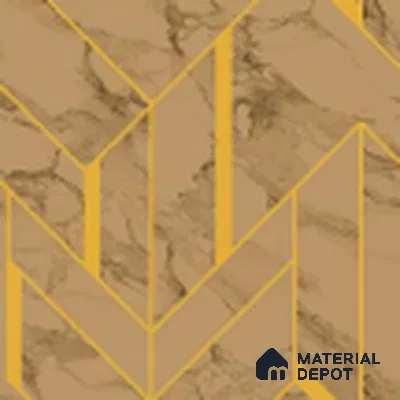 KA 7027 | 10 Meter x 20.86 Inches Geometric Look PVC Wallpaper - 56.94 Sq. Ft | Minimum 15% wastage during installation