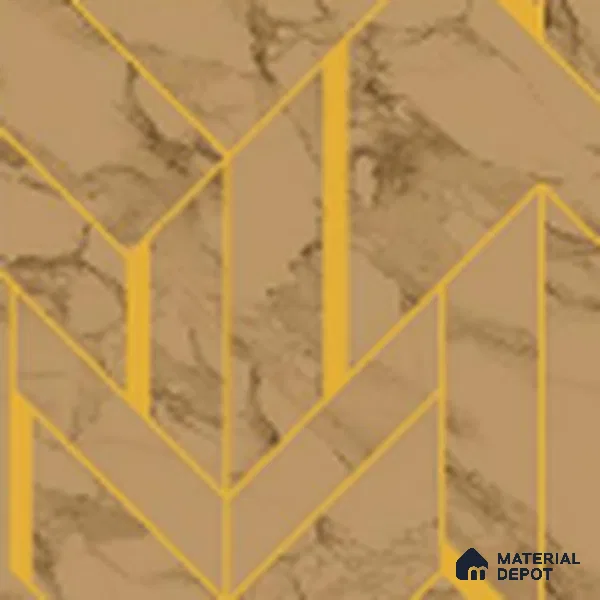 KA 7027 | 10 Meter x 20.86 Inches Geometric Look PVC Wallpaper - 56.94 Sq. Ft | Minimum 15% wastage during installation