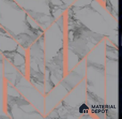 KA 7028 | 10 Meter x 20.86 Inches Geometric Look PVC Wallpaper - 56.94 Sq. Ft | Minimum 15% wastage during installation