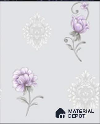 KA 7042 | 10 Meter x 20.86 Inches Florals Look PVC Wallpaper - 56.94 Sq. Ft | Minimum 15% wastage during installation